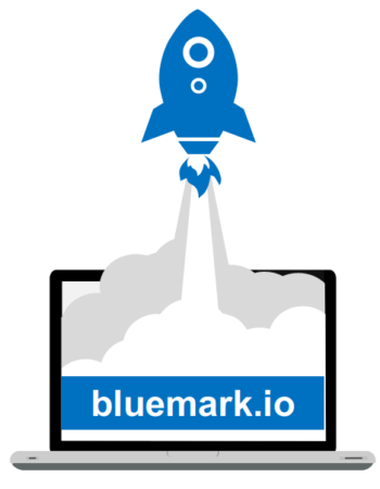 new bluemark.io website